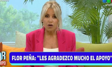 Entre lágrimas, Florencia Peña volvió a la televisión después de su crisis Entre lágrimas, Florencia Peña volvió a la televisión después de su crisis