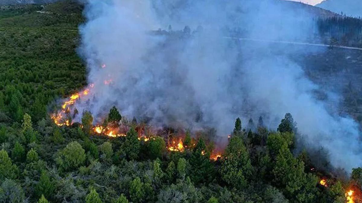 Ayer por la noche se montó un operativo de camiones de parques para que los evacuados en Lago Steffen puedan salvar alguno de sus bienes.