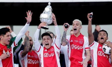 Martínez y Tagliafico se consagraron en la Liga de Holanda con el Ajax. Martínez y Tagliafico se consagraron en la Liga de Holanda con el Ajax.