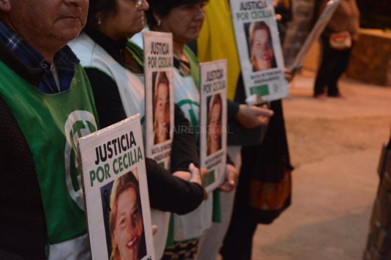 La ciudad de San José del Rincón recordó a Cecilia Burgadt y pidió justicia por el femicidio