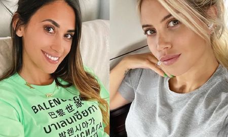 Todo bien entre Wanda Nara y Antonela Roccuzzo. Todo bien entre Wanda Nara y Antonela Roccuzzo.