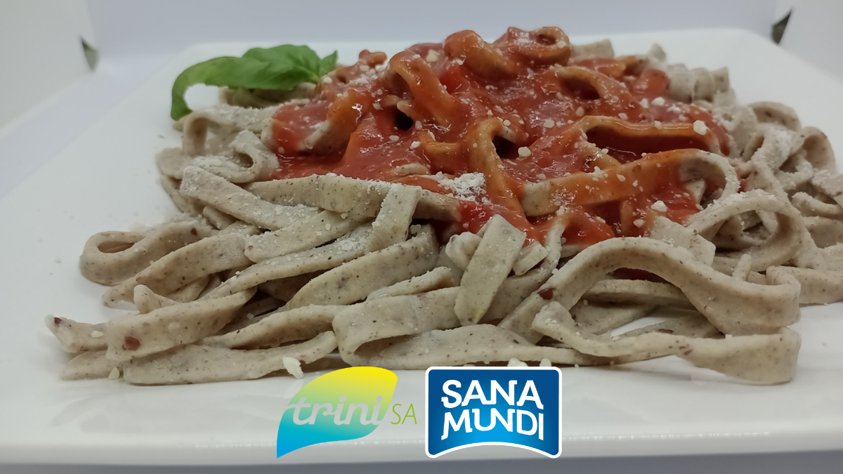 Para hacer estas pastas se necesitan 500 grs. de Premezcla Sana Mundi Con Proteínas Vegetales.