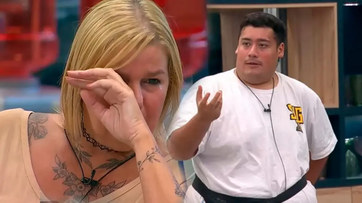 El peor momento de Manzana en Gran Hermano: empujó a Virginia quien cayó al piso