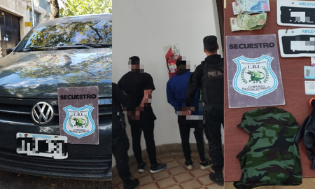 Dos de los ladrones fueron detenidos, al menos otros tres lograron huir Dos de los ladrones fueron detenidos, al menos otros tres lograron huir