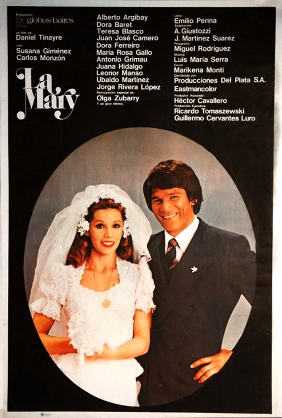 El 8 de marzo de 1974 se anunció el inicio de la filmación de La Mary, la película que significó el debut actoral de Monzón y que coprotagonizó con Susana Giménez. Dos días después, comenzó el rodaje en los estudios San Miguel de Bella Vista, Gran Buenos Aires.