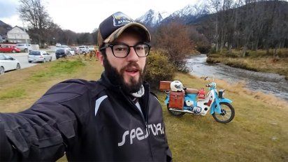 El youtuber santafesino con más audiencia que la televisión quedó varado en Ushuaia 