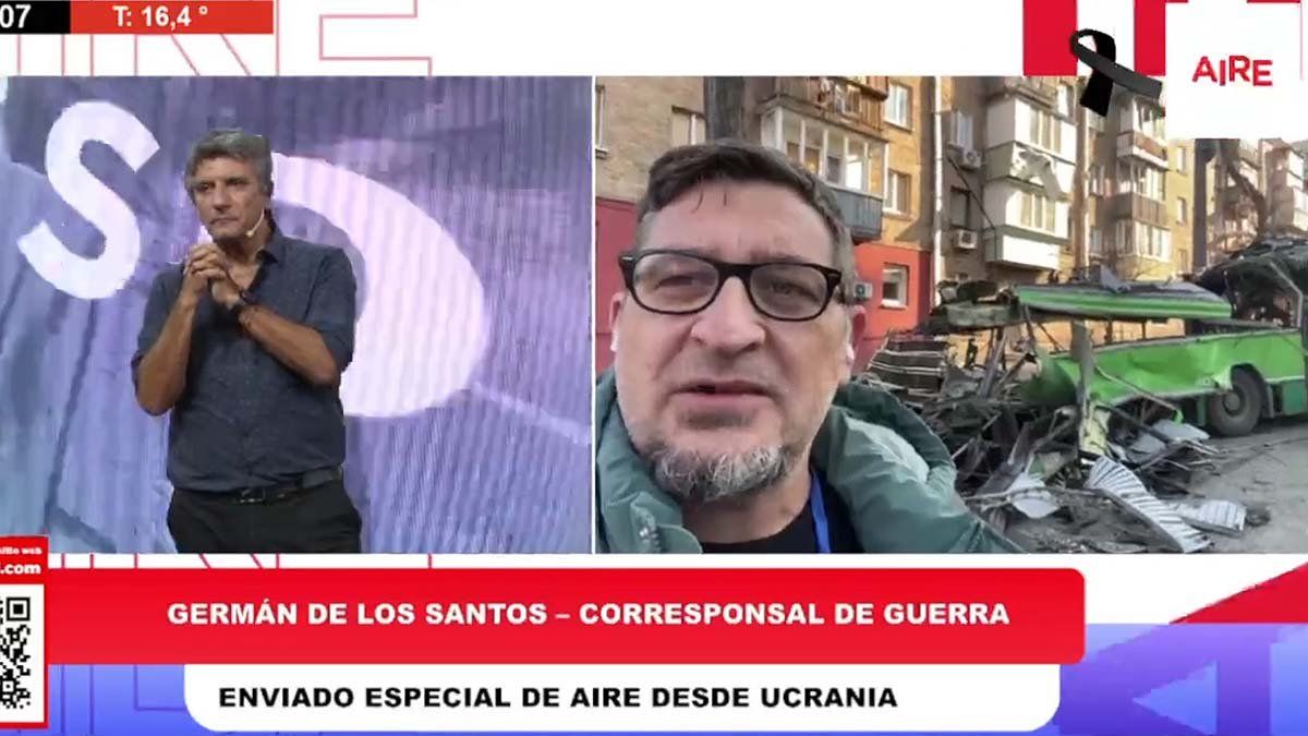 Durante tres semanas, el enviado de AIRE Germán de los Santos narró en primera persona la guerra Rusia-Ucrania.
