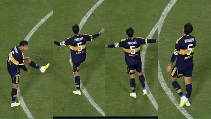 El polémico gesto de Leandro Paredes cuando Úbeda hizo el cambio de Velasco por Zeballos en Boca vs Racing