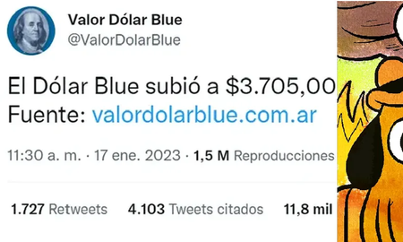 Por error informaron que el dólar blue superó los $3.000: los memes Por error informaron que el dólar blue superó los $3.000: los memes