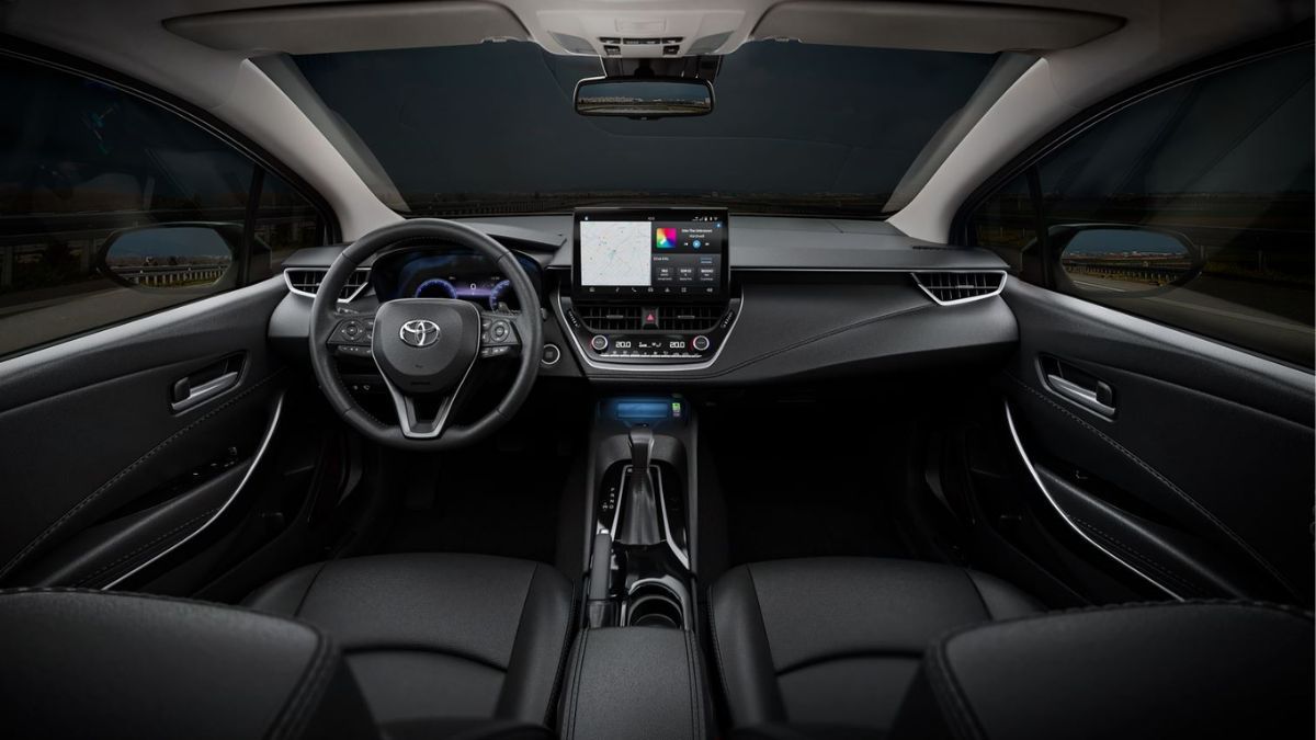 Así es el interior del Toyota Corolla. Así es el interior del Toyota Corolla.