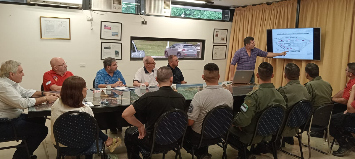 El operativo para la carrera pedestre El operativo para la carrera pedestre