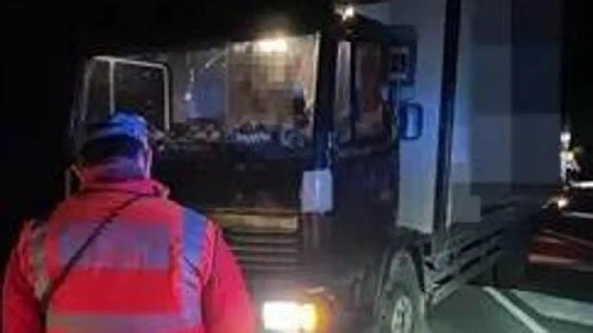 Un camionero dio positivo en cannabis