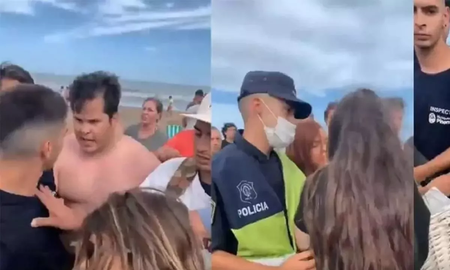 Inspectores quisieron sacarle la canasta a un churrero en Pinamar y la resistencia de los turistas se volvió viral Inspectores quisieron sacarle la canasta a un churrero en Pinamar y la resistencia de los turistas se volvió viral