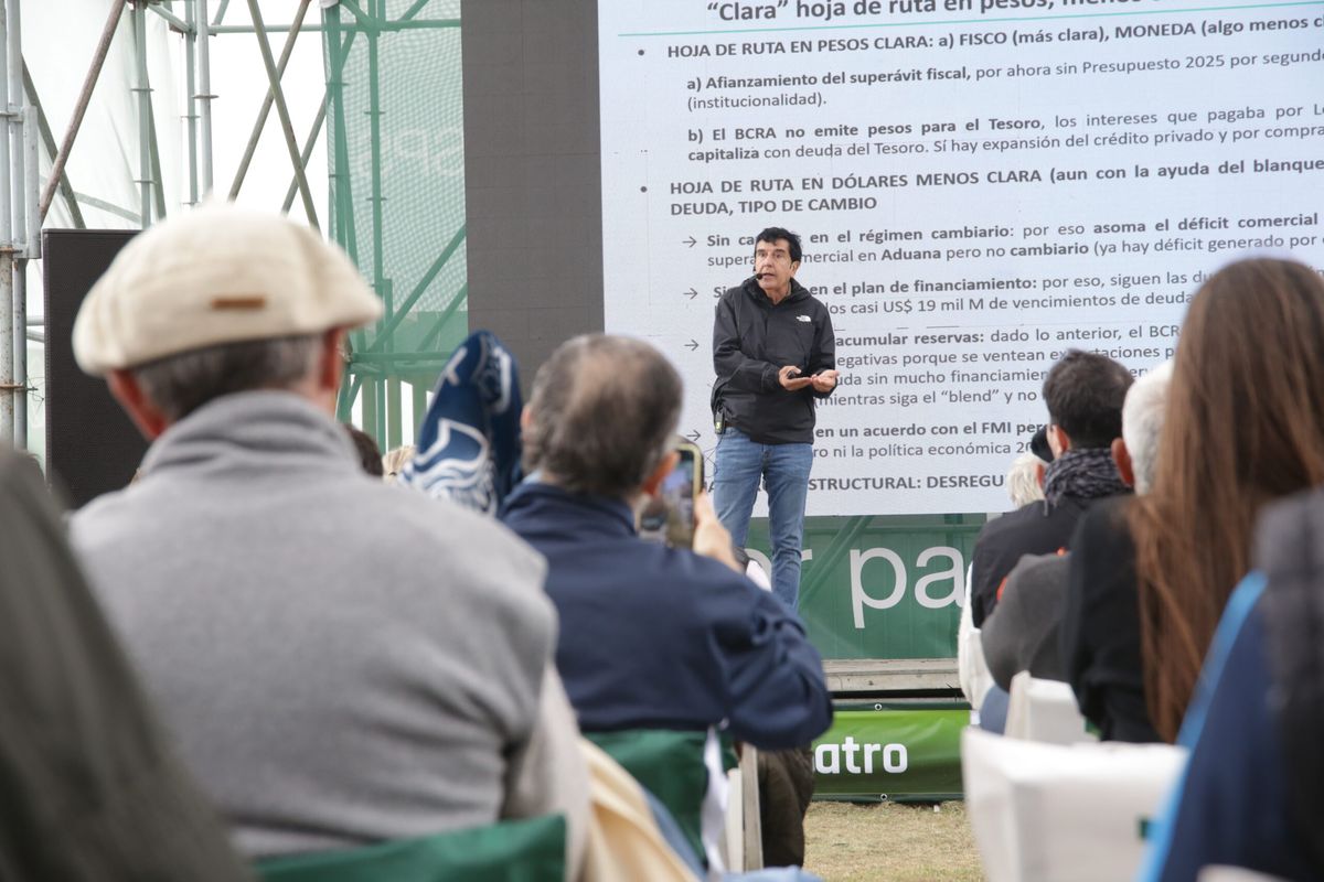 Carlos Melconian en Expoagro 2025.