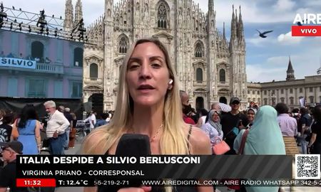 Italia despidió a Silvio Berlusconi con un funeral de Estado en la catedral de Milán Italia despidió a Silvio Berlusconi con un funeral de Estado en la catedral de Milán