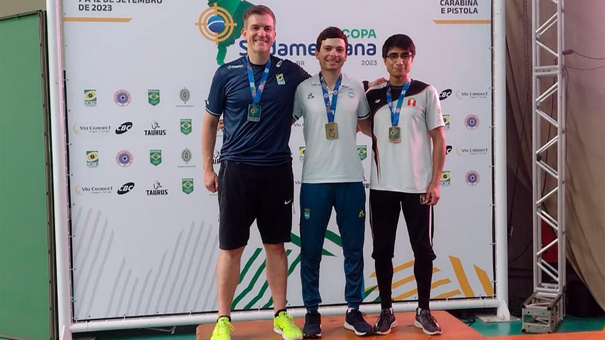 El santafesino Alexis Eberhardt se llevó el oro en Copa Sudamericana de tiro.