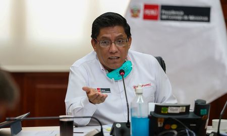 El presidente del Consejo de Ministros de Perú, Vicente Zeballos. El presidente del Consejo de Ministros de Perú, Vicente Zeballos.