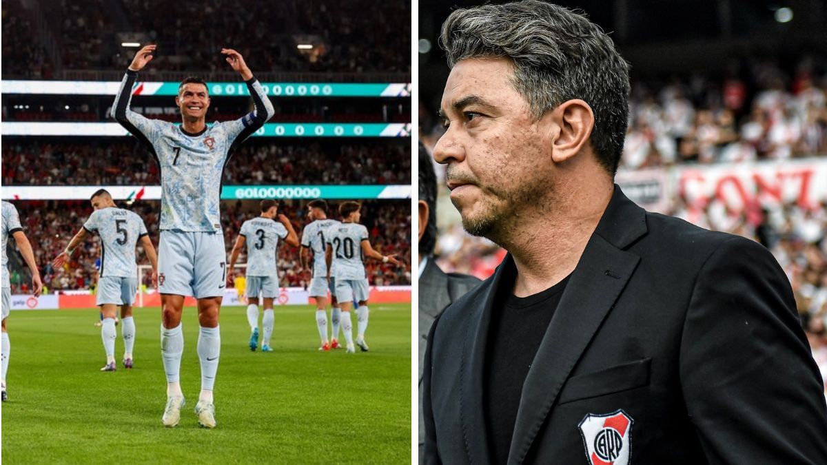 Gallardo dio detalles de la conversación con Cristiano Ronaldo.