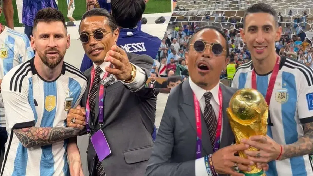 A la FIFA no le gustó el comportamiento del chef Salt Bae.