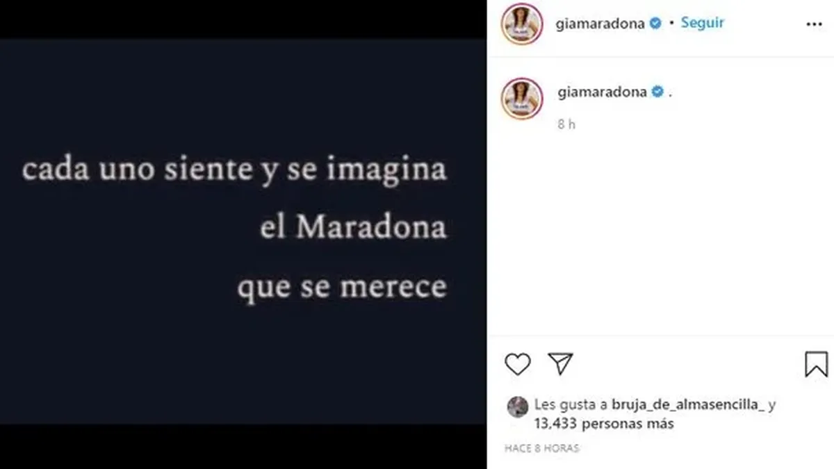Gianinna Maradona reaccionó desde las redes sociales con furia tras conocerse el fuerte testimonio de Mavys Álvarez.