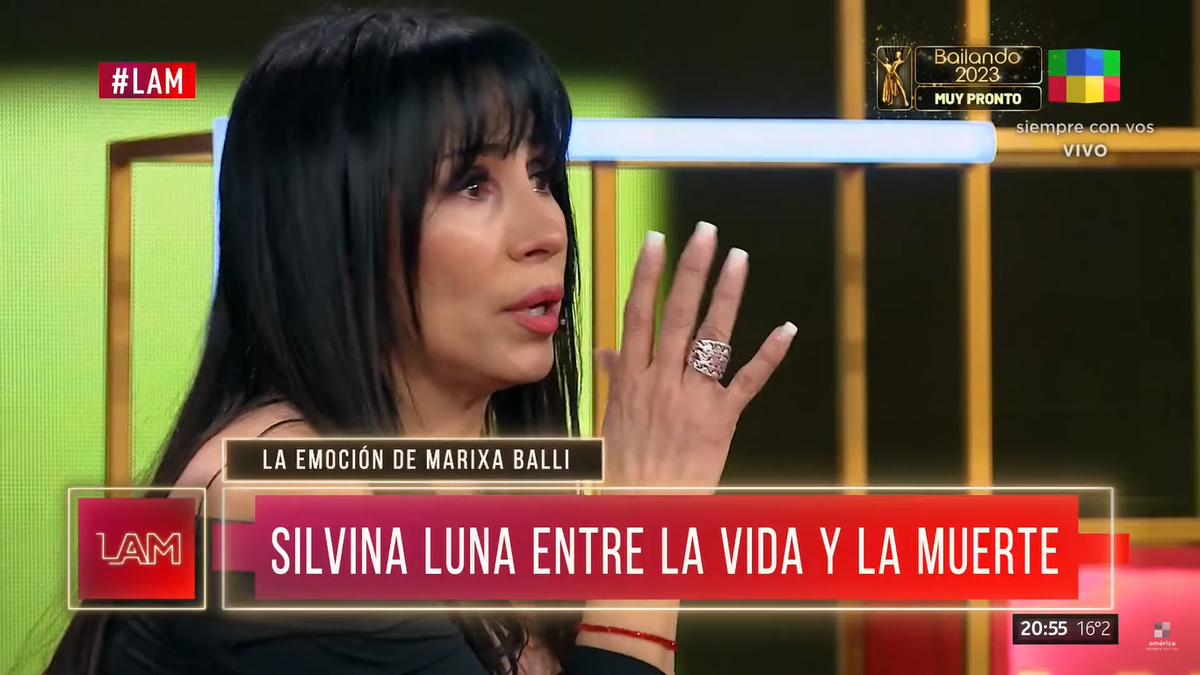 Marixa Balli no pudo contener las lágrimas al hablar de Silvina Luna. Marixa Balli no pudo contener las lágrimas al hablar de Silvina Luna.