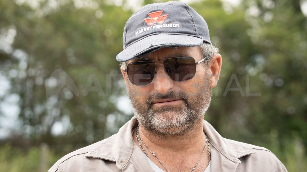 El productor agropecuario, Agustín Ceschi, aseguró que nunca vivió una sequía como la actual.