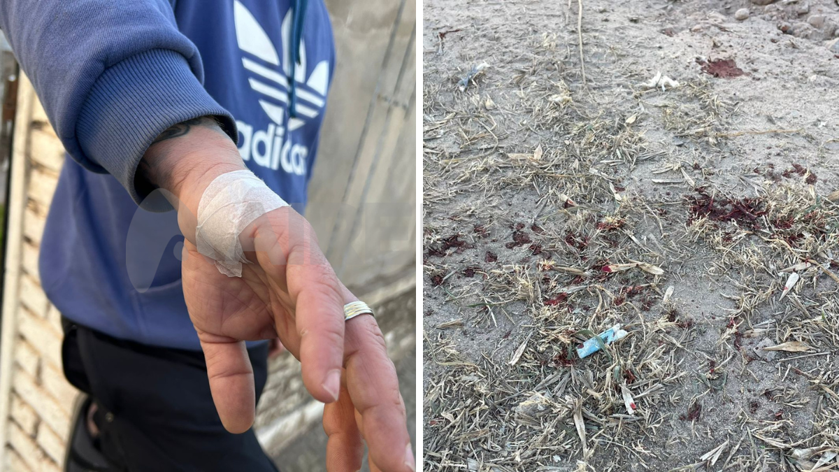 Un hombre que regresaba con su hija