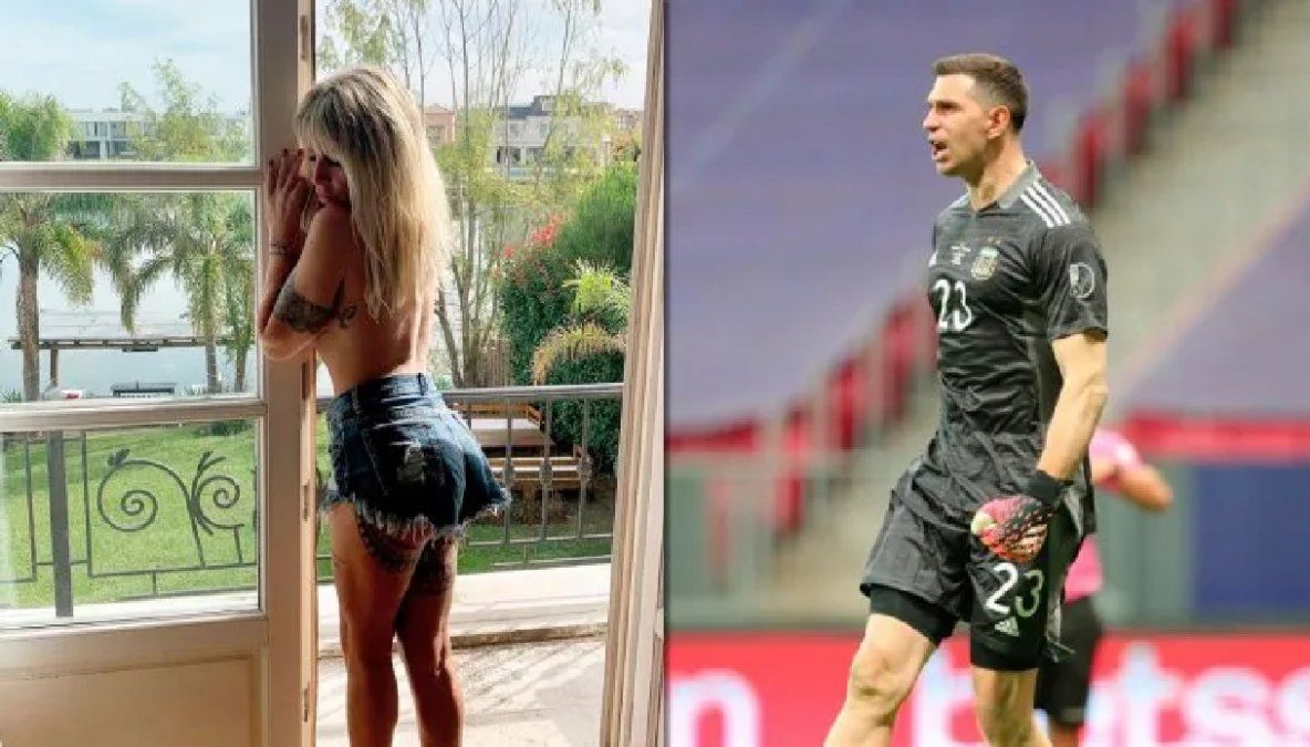 El tuit hot que Florencia Peña le dedicó a Dibu Martínez