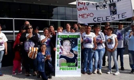 Rubén Ezequiel Juan fue condenado en Rosario este martes en un juicio oral a la pena de prisión perpetua por el femicidio de su pareja, María Celeste Encinas, de 31 años. Rubén Ezequiel Juan fue condenado en Rosario este martes en un juicio oral a la pena de prisión perpetua por el femicidio de su pareja, María Celeste Encinas, de 31 años.