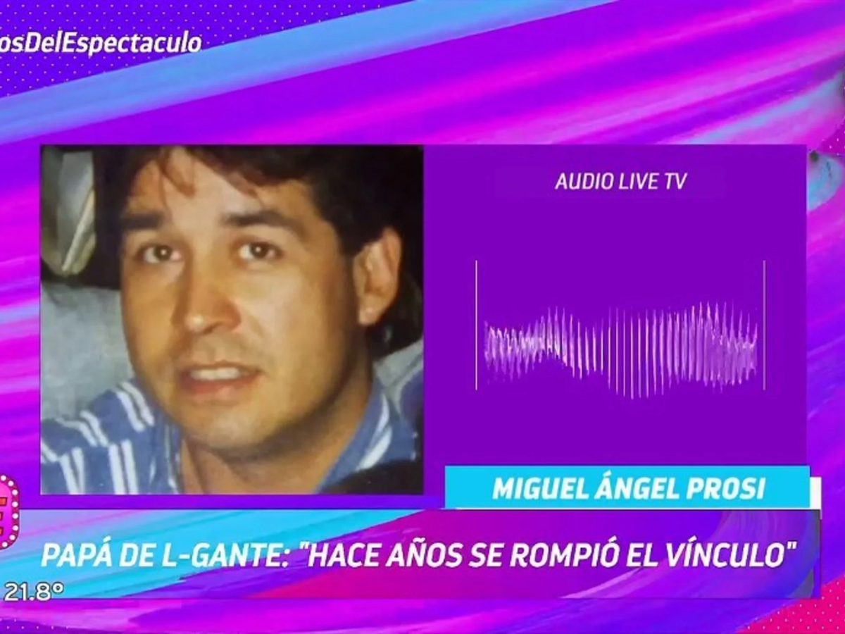 El padre de L-Gante opinó sobre los dichos de su hijo.