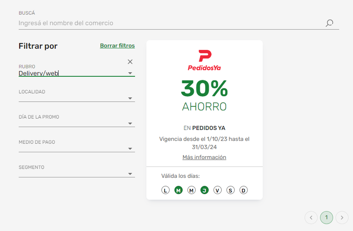 Banco Santa Fe ofrece hasta un 30% de descuento en la app de delivery Pedidos Ya. Banco Santa Fe ofrece hasta un 30% de descuento en la app de delivery Pedidos Ya.