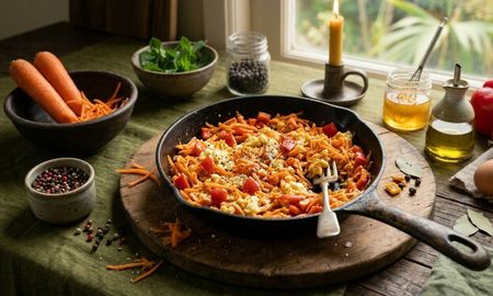 Una receta fácil, económica y llena de sabor para sumar verduras sin vueltas. Una receta fácil, económica y llena de sabor para sumar verduras sin vueltas.