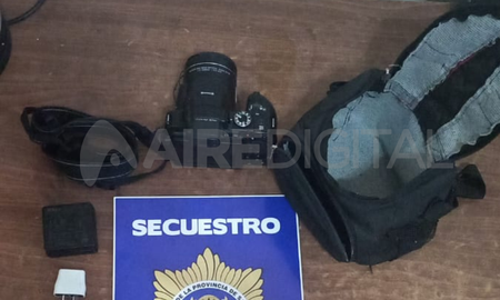 Santa Fe: recuperaron una cámara que habían robado el 21 de septiembre Santa Fe: recuperaron una cámara que habían robado el 21 de septiembre