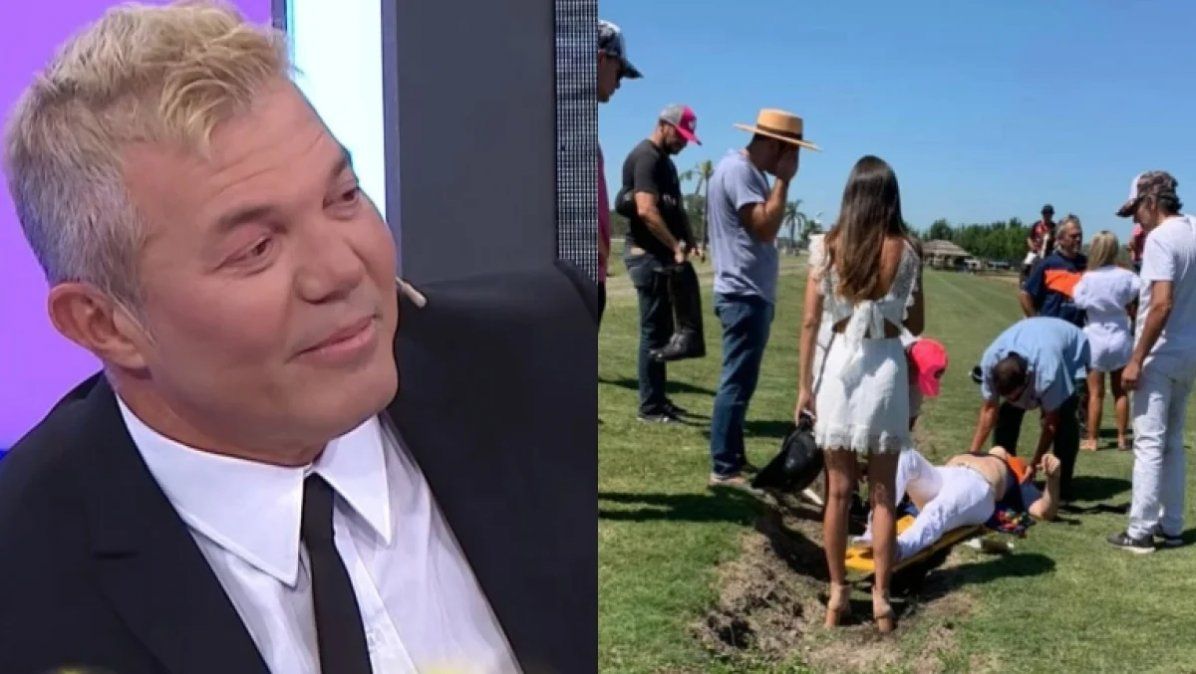 Burlando terminó muy dolorido.