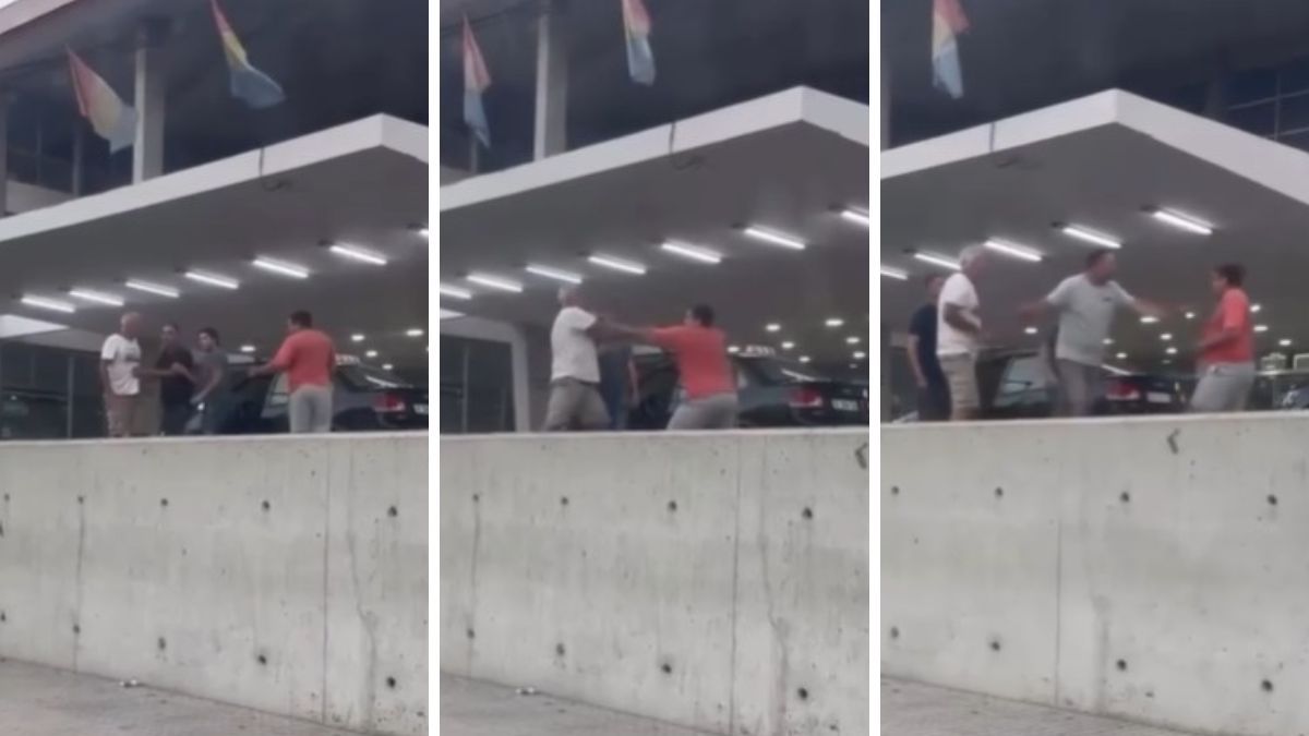 Dos choferes se enfrentaron en las últimas horas a golpes frente a la Terminal de Ómnibus por una disputa de pasajeros.