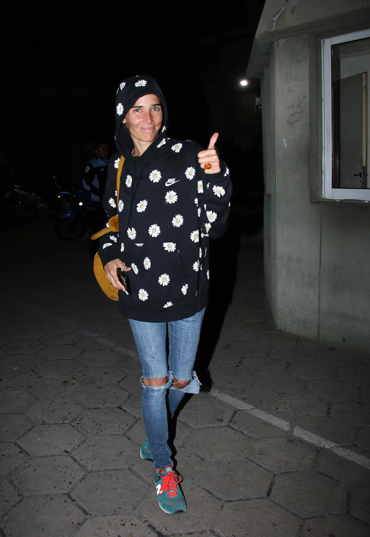 Juana Viale también fue una de las invitadas por parte de la banda a su fiesta exclusiva.