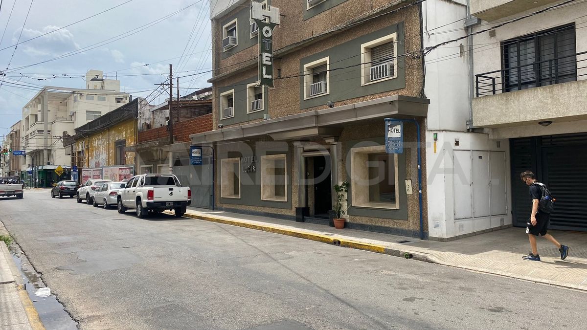El insólito robo ocurrió este jueves al mediodía en un hotel ubicado en Irigoyen Freyre al 2300.