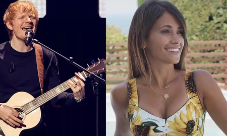 Antonela Roccuzzo recibió una invitación de Ed Sheeran Antonela Roccuzzo recibió una invitación de Ed Sheeran