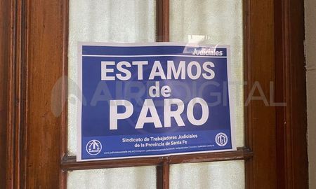 Judiciales definieron un nuevo paro de actividades en Santa Fe.&nbsp;