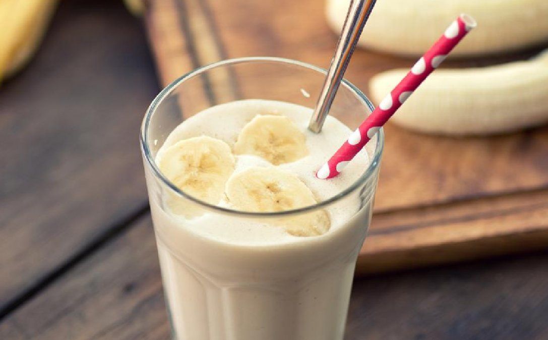  Batido de banana ideal para reponer energías