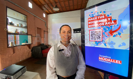 La concejala Jorgelina Mudallel presentó el mapa interactivo de reclamos en la ciudad de Santa Fe. La concejala Jorgelina Mudallel presentó el mapa interactivo de reclamos en la ciudad de Santa Fe.