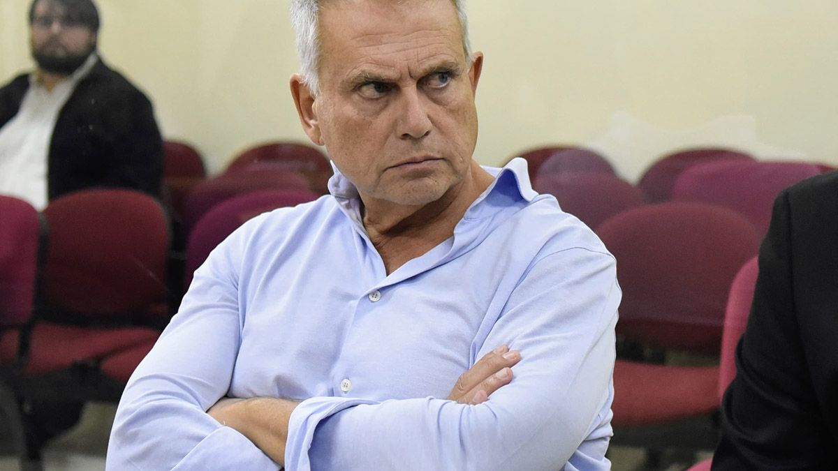 El financista Fernando Whpei durante la audiencia realizada este martes en la ciudad de Rosario.