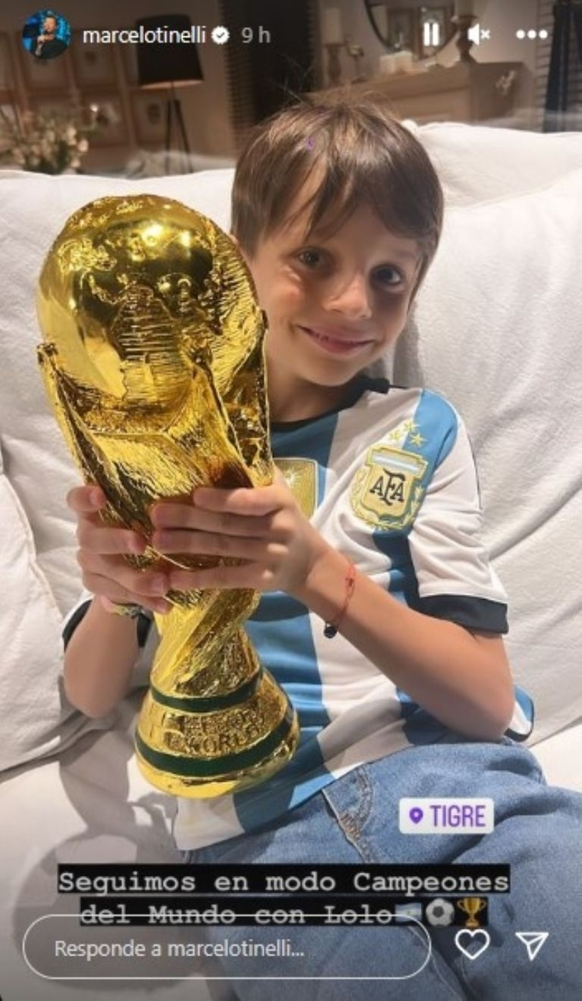 Las fotos de la fiesta que Marcelo Tinelli le hizo a Lionel Messi.