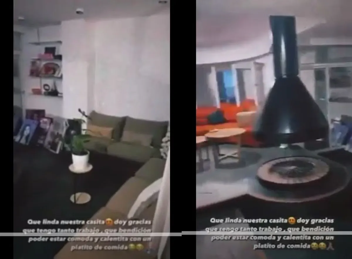 Así es la lujosa casa de María Becerra.