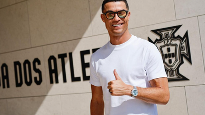 Cristiano Ronaldo se descuidó y mostró de más en una foto en Instagram