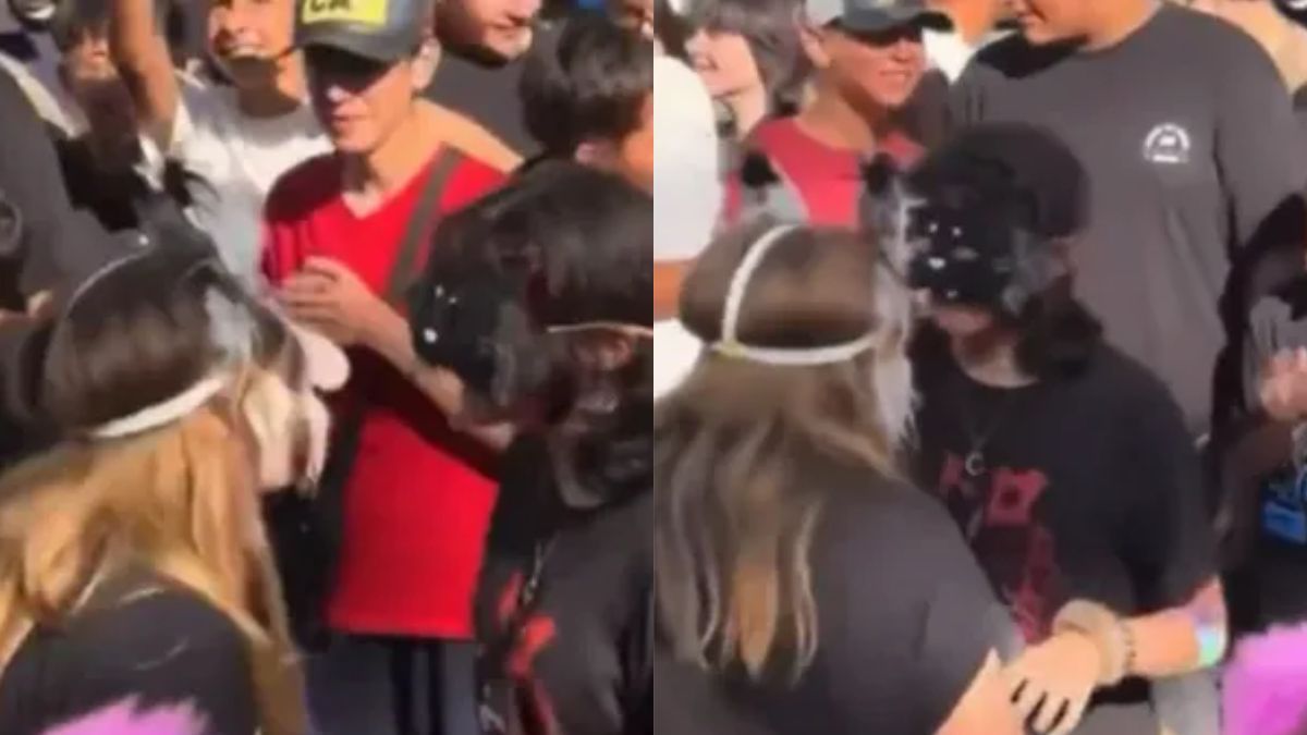 incidentes en la vía pública obligaron a los presentes a intervenir para separar a las jóvenes