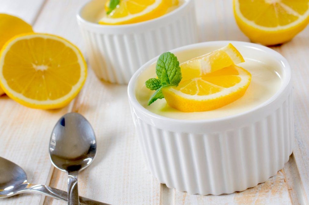 Mousse de limón.