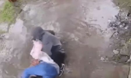 Ocurrió este martes, durante una mañana lluviosa. Ocurrió este martes, durante una mañana lluviosa.