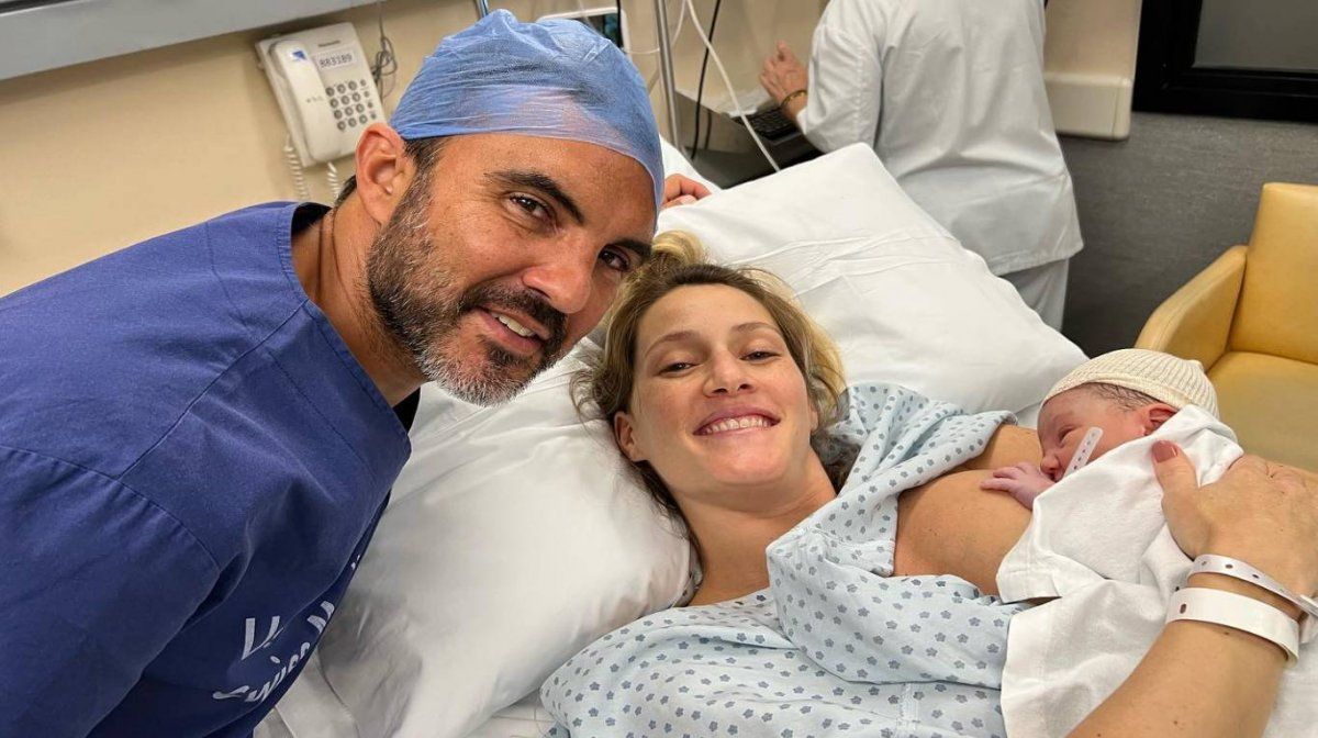 Mica Viciconte y Fabián Cubero están felices con el nacimiento de su primer hijo juntos.