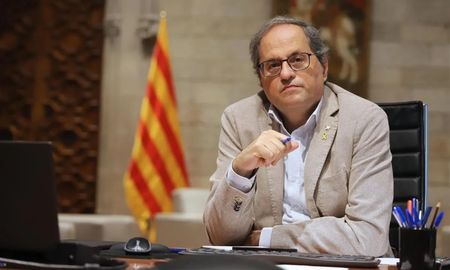 “Las cifras están creciendo de manera persistente”, aseguró el presidente catalán, el secesionista Quim Torra “Las cifras están creciendo de manera persistente”, aseguró el presidente catalán, el secesionista Quim Torra